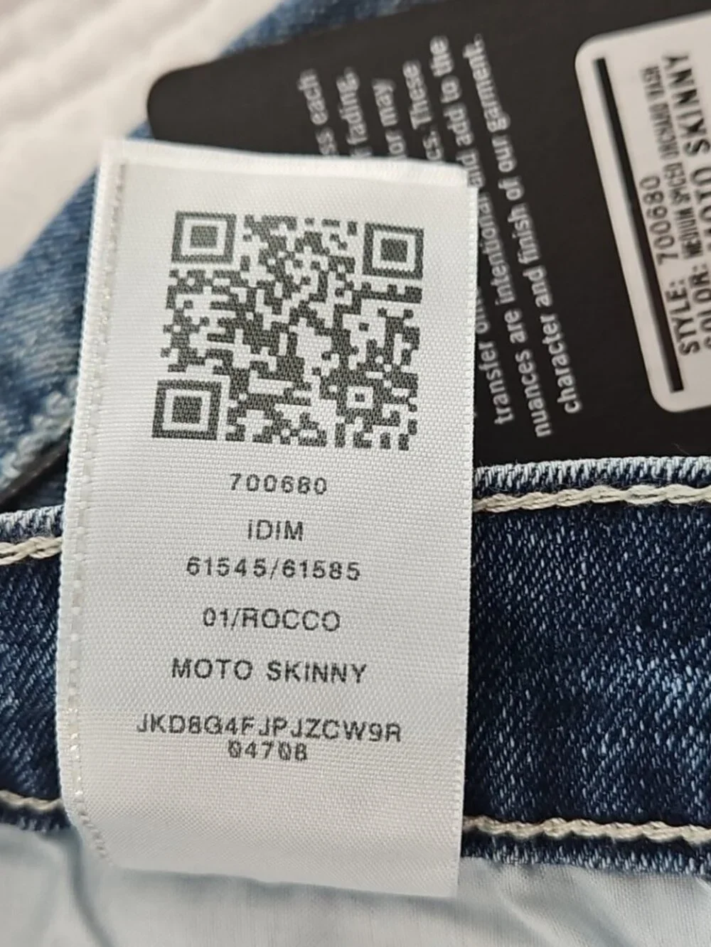 True Religion Rocco Moto Jeans‎ Men's 33x32 Med Wash NEW Relaxed Skinny 700680